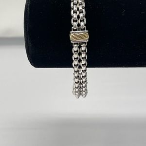 Authentic David Yurman Mens link chain bracelet